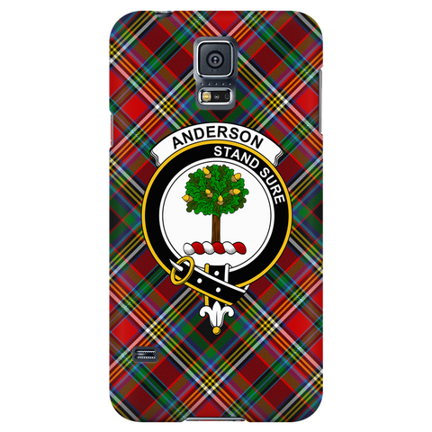 Image of Anderson Of Arbrake Scottish Clan Tartan Phone Case - shirtskishirt