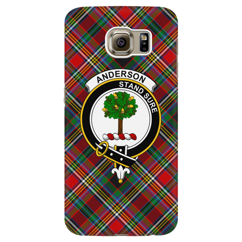 Image of Anderson Of Arbrake Scottish Clan Tartan Phone Case - shirtskishirt