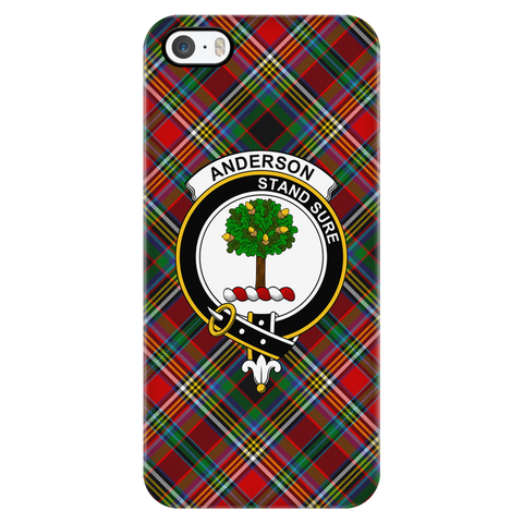 Image of Anderson Of Arbrake Scottish Clan Tartan Phone Case - shirtskishirt