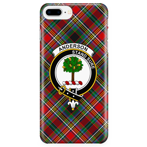 Image of Anderson Of Arbrake Scottish Clan Tartan Phone Case - shirtskishirt