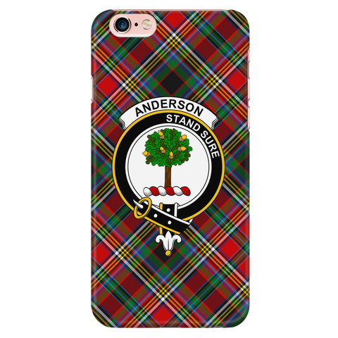 Image of Anderson Of Arbrake Scottish Clan Tartan Phone Case - shirtskishirt