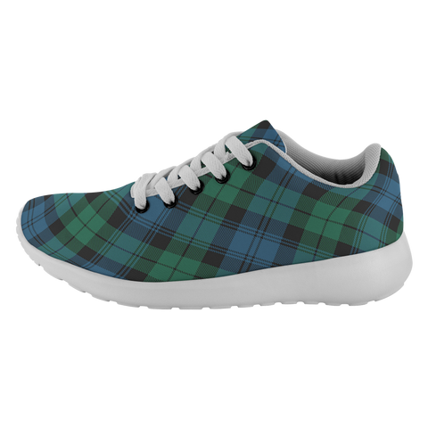 Image of ScottishShop Tartan Sneakers Blackwatch Ancient Scotland Running Shoes - shirtskishirt