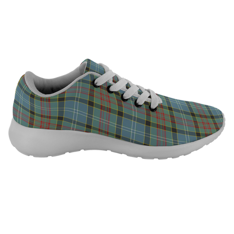 Image of Tartan Sneakers - Paisley Scotland | Unisex Tartan Running Shoes | Sneakers Men & Women Tartan Shoes