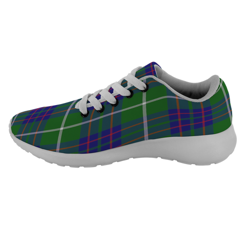 Image of Tartan Sneakers - MacIntyre Hunting Modern Scotland | Unisex Tartan Running Shoes | Sneakers Men & Women Tartan Shoes