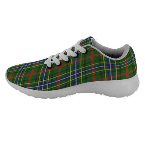 Image of ScottishShop Tartan Sneakers Bisset Pattern Scotland Running Shoes - shirtskishirt