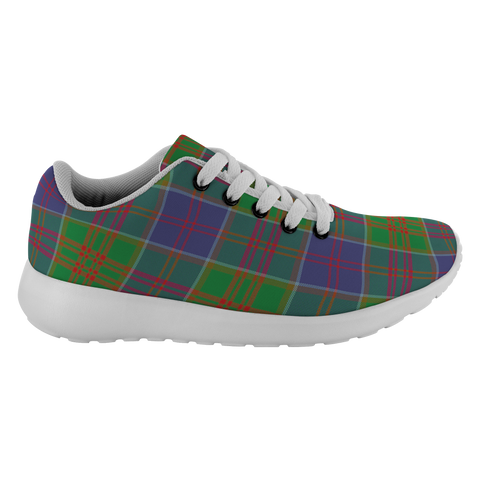 Image of Tartan Sneakers - Stewart Of Appin Hunting Modern Scotland | Unisex Tartan Running Shoes | Sneakers Men & Women Tartan Shoes