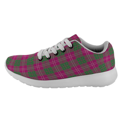 Image of ScottishShop Tartan Sneakers Crawford Scotland Tartan Running Shoes - shirtskishirt