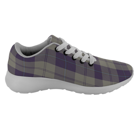 Image of ScottishShop Tartan Sneakers Cunningham Dress Blue Dancers Scotland Tartan Running Shoes - shirtskishirt