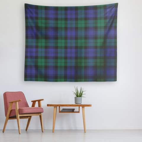 Image of Wall Tapestry Blackwatch Modern Tartan Scottish - shirtskishirt