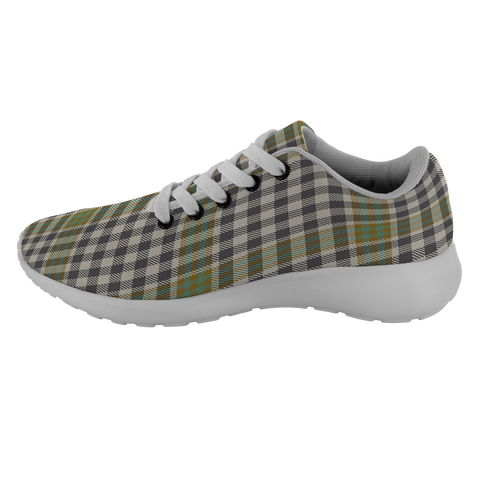 Image of ScottishShop Tartan Sneakers Burns Check Scotland Running Shoes - shirtskishirt