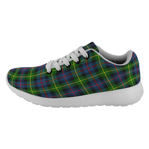 Image of ScottishShop Tartan Sneakers Farquharson Modern Scotland Tartan Running Shoes - shirtskishirt