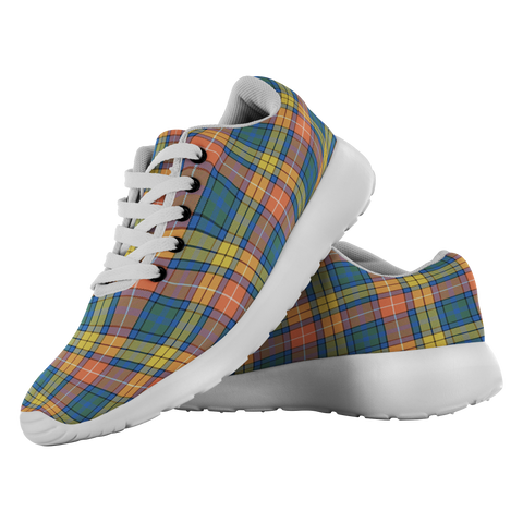 Image of ScottishShop Tartan Sneakers Buchanan Ancient Scotland Running Shoes - shirtskishirt