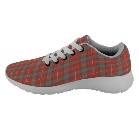 Image of ScottishShop Tartan Sneakers Fraser Weathered Scotland Tartan Running Shoes - shirtskishirt