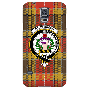 Buchanan Old Set Weathered Scottish Clan Tartan Phone Case - shirtskishirt