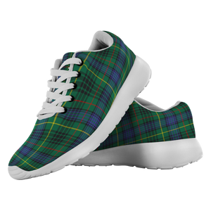 Tartan Sneakers - Stewart Hunting Modern Scotland | Unisex Tartan Running Shoes | Sneakers Men & Women Tartan Shoes