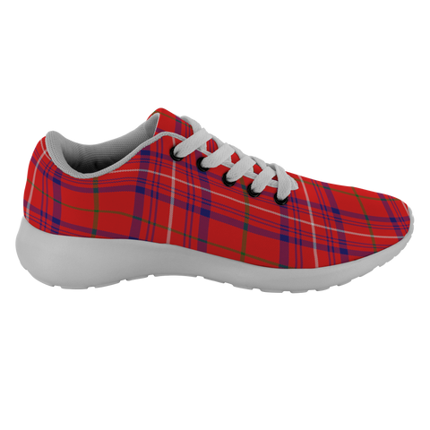 Image of Tartan Sneakers - Rose Scotland | Unisex Tartan Running Shoes | Sneakers Men & Women Tartan Shoes