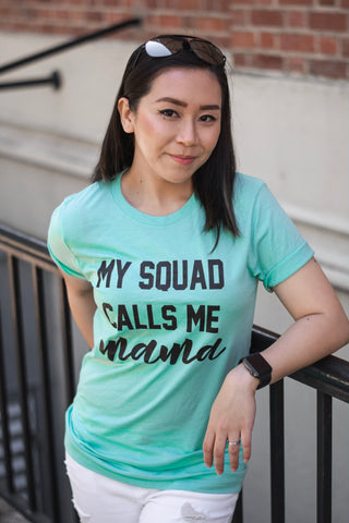 Image of My Squad Calls Me Mama Mother Day T-Shirt