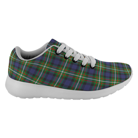 Image of ScottishShop Tartan Sneakers Ferguson Scotland Tartan Running Shoes - shirtskishirt