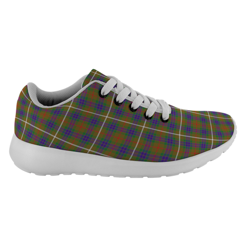 Image of ScottishShop Tartan Sneakers Fraser Hunting Scotland Tartan Running Shoes - shirtskishirt