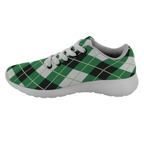 Image of ScottishShop Tartan Sneakers Argyle Diagonal Diamond Scotland Running Shoes - shirtskishirt