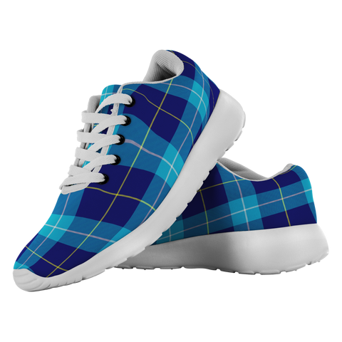 Image of Tartan Sneakers - McKerrell Blue Scotland | Unisex Tartan Running Shoes | Sneakers Men & Women Tartan Shoes