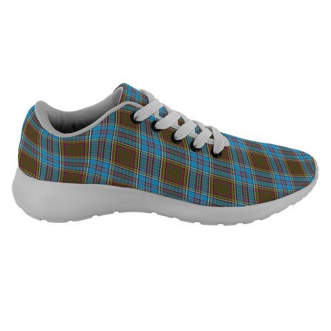 Image of ScottishShop Tartan Sneakers Anderson Scotland Running Shoes - shirtskishirt