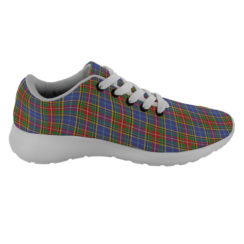 Image of ScottishShop Tartan Sneakers Bethune Scotland Running Shoes - shirtskishirt