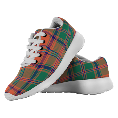 Image of Tartan Sneakers - Stewart Of Appin Ancient Scotland | Unisex Tartan Running Shoes | Sneakers Men & Women Tartan Shoes