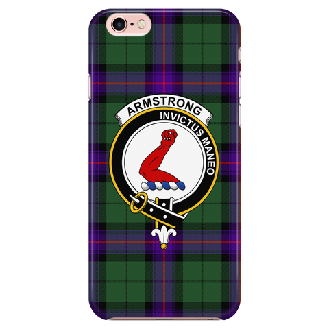 Image of Armstrong Modern Scottish Clan Tartan Phone Case - shirtskishirt