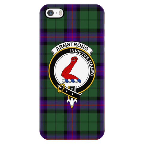 Image of Armstrong Modern Scottish Clan Tartan Phone Case - shirtskishirt