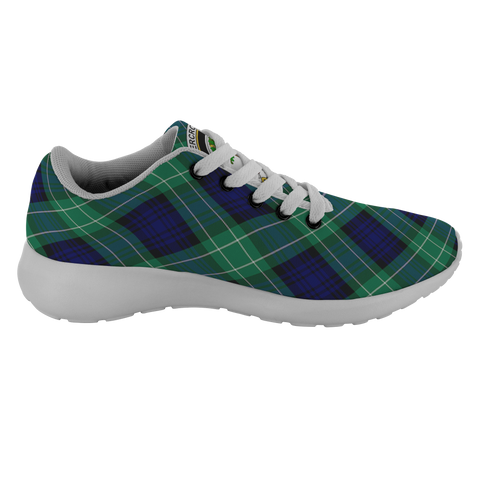 Image of ScottishShop Tartan Sneakers Abercrombie Scotland Running Shoes - shirtskishirt