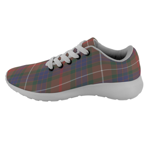 Image of ScottishShop Tartan Sneakers Fraser Hunting Modern Scotland Tartan Running Shoes - shirtskishirt