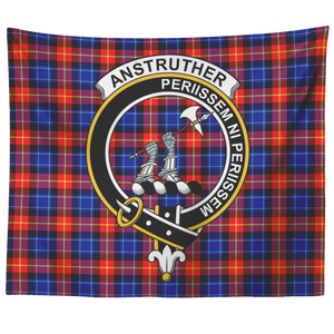 Wall Tapestry Anstruther Tartan Clan Badge Scottish - shirtskishirt