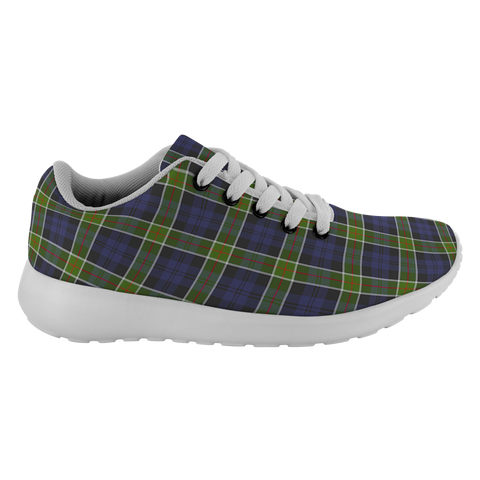 Image of ScottishShop Tartan Sneakers Colquhoun Scotland Tartan Running Shoes - shirtskishirt