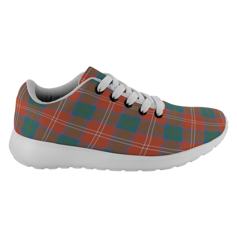 Image of ScottishShop Tartan Sneakers Chisholm Ancient Scotland Tartan Running Shoes - shirtskishirt