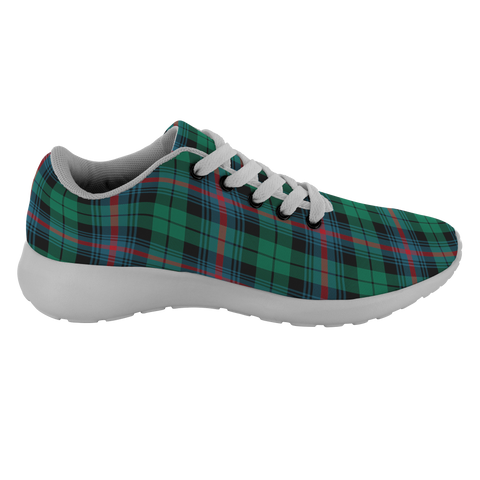 Image of Tartan Sneakers - Urquhart Broad Red Ancient Scotland | Unisex Tartan Running Shoes | Sneakers Men & Women Tartan Shoes