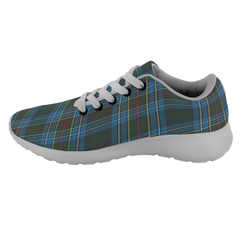 Image of ScottishShop Tartan Sneakers Cockburn Modern Scotland Tartan Running Shoes - shirtskishirt