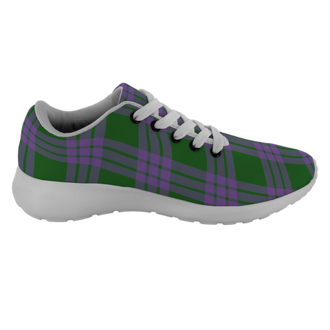 Image of ScottishShop Tartan Sneakers Elphinstone Scotland Tartan Running Shoes - shirtskishirt