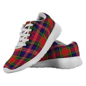 Tartan Sneakers - MacPherson Modern Scotland | Unisex Tartan Running Shoes | Sneakers Men & Women Tartan Shoes