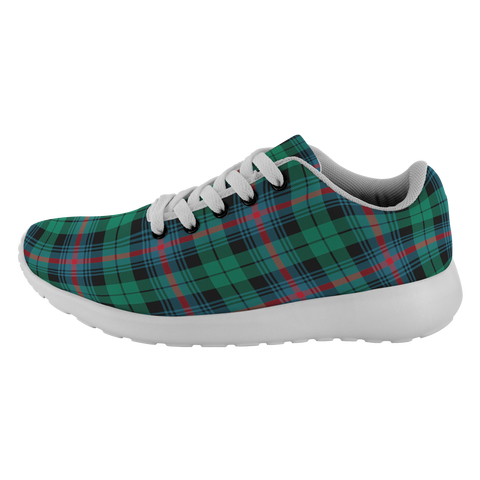 Image of Tartan Sneakers - Urquhart Broad Red Ancient Scotland | Unisex Tartan Running Shoes | Sneakers Men & Women Tartan Shoes