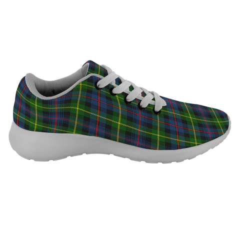 Image of ScottishShop Tartan Sneakers Farquharson Modern Scotland Tartan Running Shoes - shirtskishirt