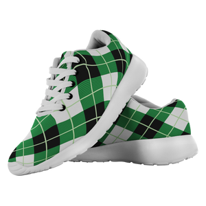 ScottishShop Tartan Sneakers Argyle Diagonal Diamond Scotland Running Shoes - shirtskishirt