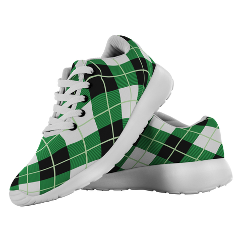 Image of ScottishShop Tartan Sneakers Argyle Diagonal Diamond Scotland Running Shoes - shirtskishirt