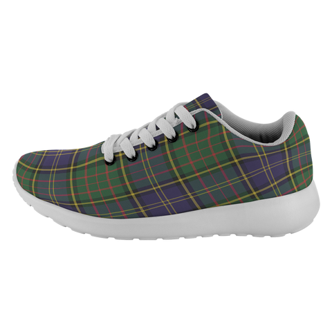 Image of Tartan Sneakers - MacMillan Hunting Modern Scotland | Unisex Tartan Running Shoes | Sneakers Men & Women Tartan Shoes