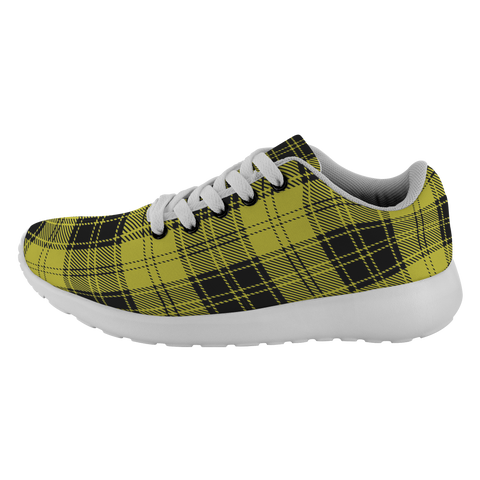 Image of Tartan Sneakers - MacLachlan Yellow Scotland | Unisex Tartan Running Shoes | Sneakers Men & Women Tartan Shoes