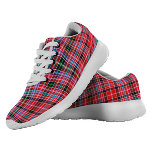 Tartan Sneakers - Udny Scotland | Unisex Tartan Running Shoes | Sneakers Men & Women Tartan Shoes