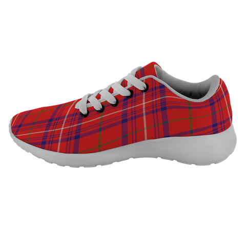 Image of Tartan Sneakers - Rose Scotland | Unisex Tartan Running Shoes | Sneakers Men & Women Tartan Shoes