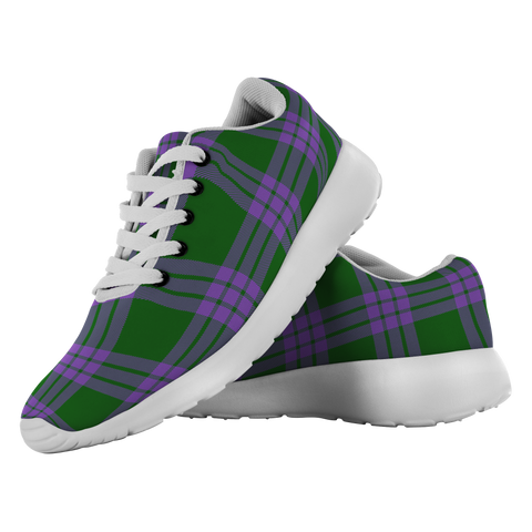 Image of ScottishShop Tartan Sneakers Elphinstone Scotland Tartan Running Shoes - shirtskishirt