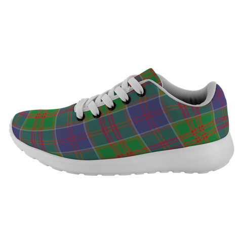 Image of Tartan Sneakers - Stewart Of Appin Hunting Modern Scotland | Unisex Tartan Running Shoes | Sneakers Men & Women Tartan Shoes