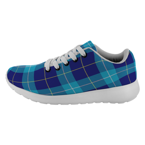 Image of Tartan Sneakers - McKerrell Blue Scotland | Unisex Tartan Running Shoes | Sneakers Men & Women Tartan Shoes